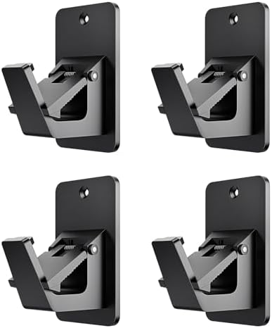 Universal Curtain Rod Holders, No Drill Curtain Rod Brackets, Self Adhesive by EKOTTOK