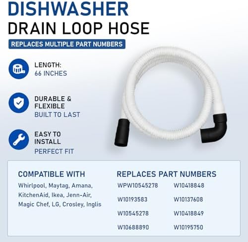 WPW10545278 Dishwasher Drain Hose - Image 5