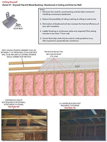 5/8 in. Corner-Back Drywall Back-up Clips - Image 8
