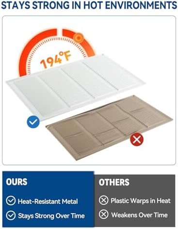 Solid Steel Return Air Vent Cover - Image 4