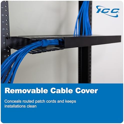 ICC 1U Finger Duct Cable Manager Panel - Image 6