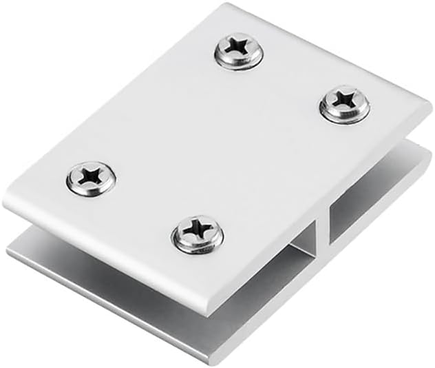 Aluminum Alloy Tile Glass Clamp Bracket Set – L, X Shape Connectors by Dolibi