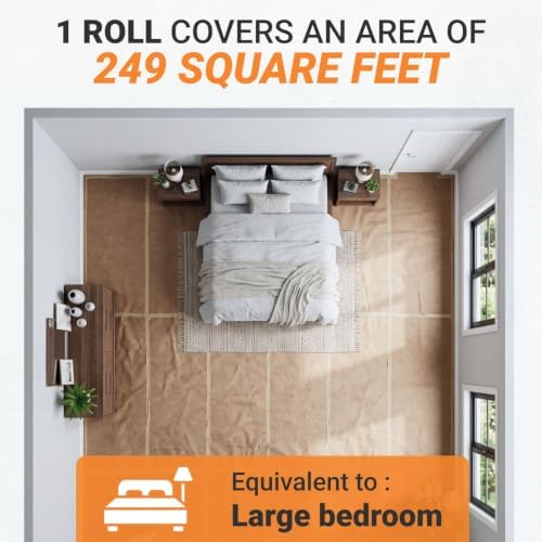 Floor Protection Natural Brown Rosin Paper 18" x 166 ft - Image 3