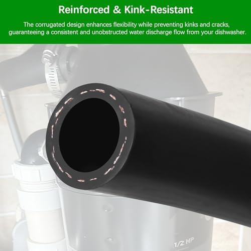 7/8 Inch ID Dishwasher Discharge Hose 10 FT - Image 7