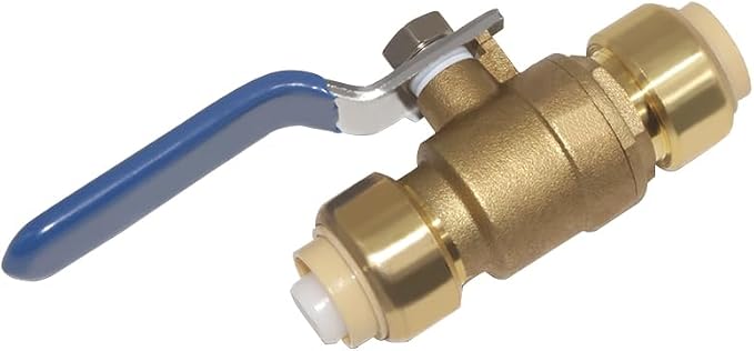 Hooshing 2 Pack 1/2 Inch Push-Fit Full Port Ball Valve, - Image 5