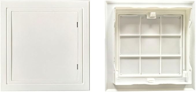 Fengze 4.7 x 4.7 Inch White ABS Plastic Access Panel - Image 2