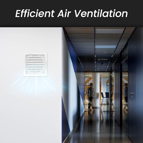 Repa Market 6 Inch Black Dryer Vent Hood/Duct Cover - Image 3