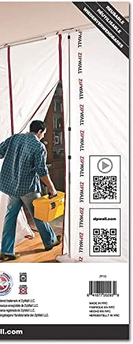 ZipWall ZF10 ZipFast Reusable Barrier Panel - Image 4