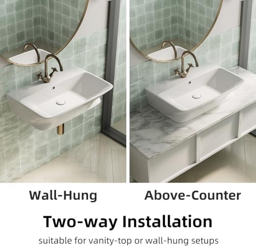 24"W x 17"D Wall Hung Sink - Image 3