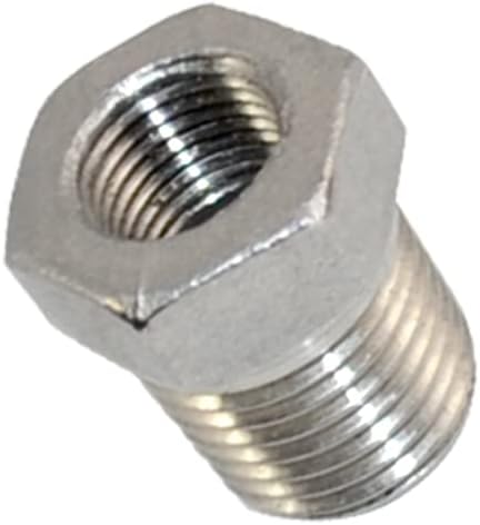1/4" Male x 1/8" Female Thread Reducer Bushing Pipe Fitting, Stainless steel SS by DANSPEEDBALLVALUES
