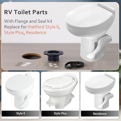 RV Toilet Flange 3'' & 34120 Waste Ball Seal - Image 4