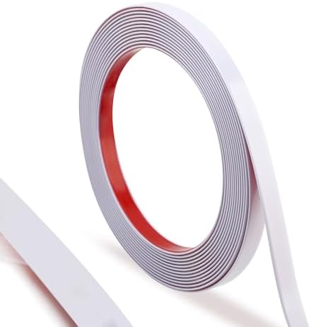 Trimold Glossy White Molding Trim Peel and Stick, Flexible Mirror Border Design by AllAboutTrimMoldings