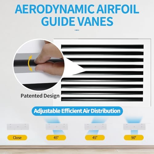 30x18 Modern AC Vent Cover, Decorative Air Vent Register Grille - Image 2