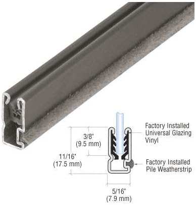 CRL-Sash Bronze Universal Storm Window Frame - 12 ft Long | Requires Cutting - Image 7
