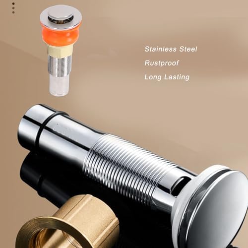 Bathroom Sink Drain Kit Flexible P Trap Drain Pipe - Image 6