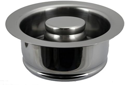 Westbrass R2089-07 4-1/4" Kitchen Sink Waste Disposal Drain Flange and Stopper by Westbrass
