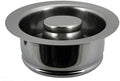 Westbrass D2089-07 4-1/4" Kitchen Sink Waste Disposal Drain Flange and Stopper by Westbrass