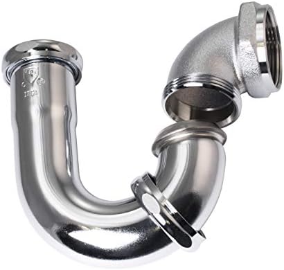 Westbrass D402LA-26 1-1/2" Brass LA Code P-Trap, Polished Chrome by Westbrass