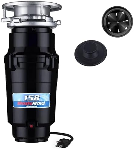 Waste Maid Garbage Disposal, Continuous Feed, 1/2 HP Standard by WasteMaid