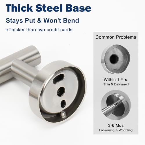 NearMoon Bathroom Toilet Paper Holder, Premium SUS304 Stainless Steel Rustproof - Image 4