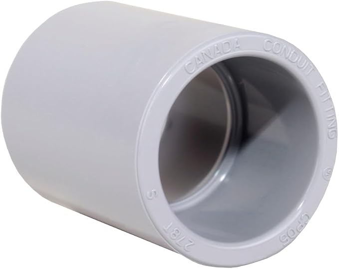 Morris Products PVC Straight Coupling 3" Trade Size, and CSA Listed, Suitable by Morris