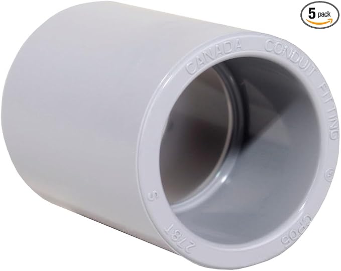 Morris Products PVC Straight Coupling 2" Trade Size, and CSA Listed, Suitable by Morris