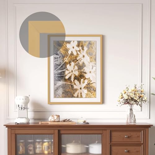 Trimold Brushed Gold Molding Trim Peel and Stick, Flexible Mirror Border Design - Image 2
