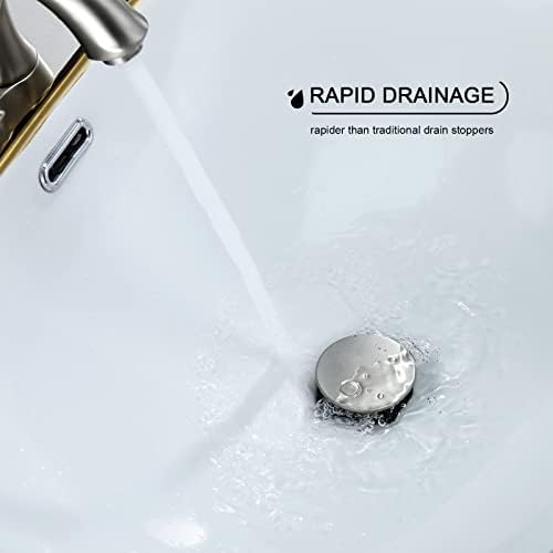 Bathroom Sink Drain, Pop Up Drain Stopper - Image 3