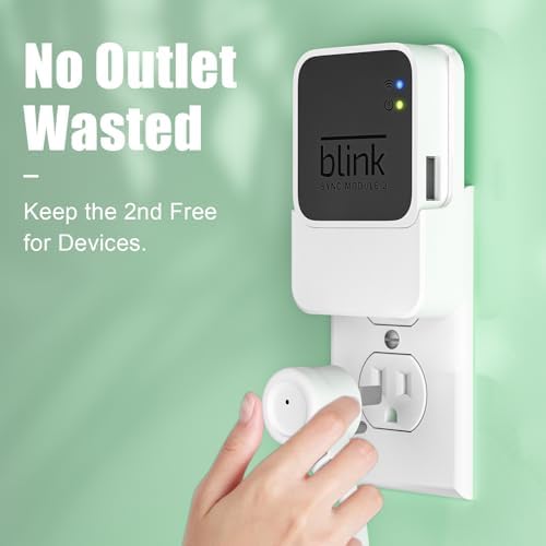 Outlet Wall Mount for Blink Sync Module 2, 2-in-1 Charging Station - Image 3