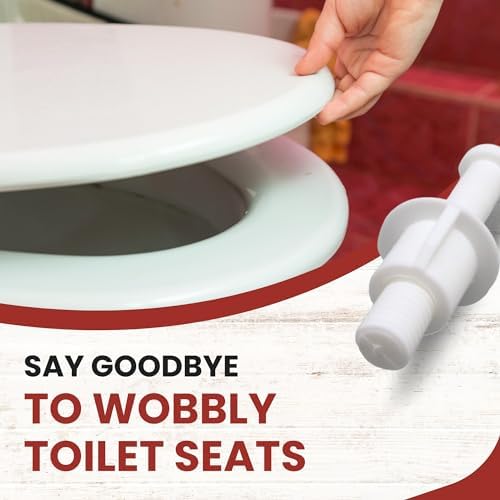 Gadgetime USA Toilet Seat Screws Hinge Bolt & Nut Kit - Image 2