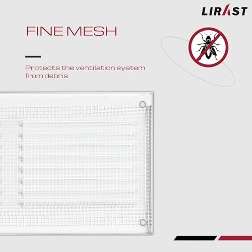 10x2 Vent Cover with Built-in Screen - Image 3