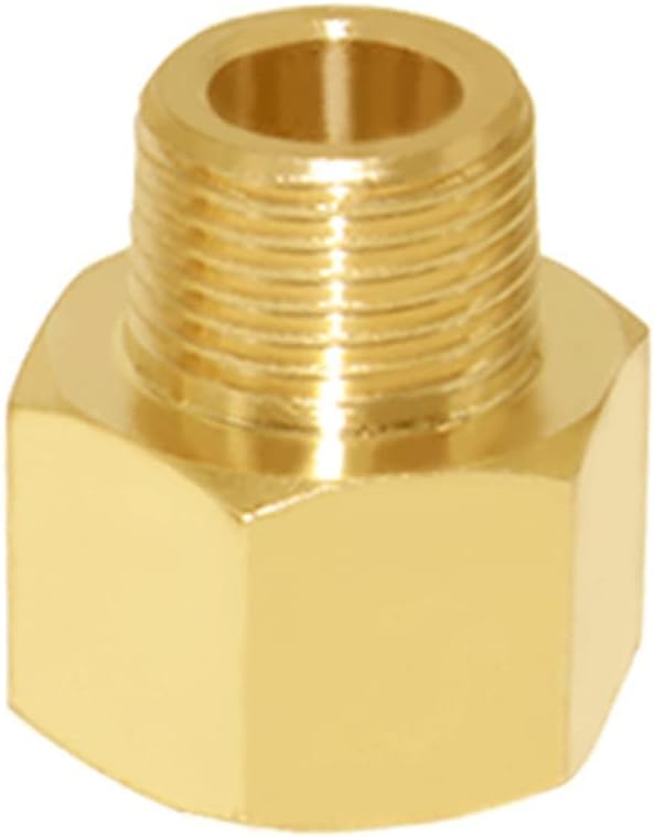 Joywayus 1/2" G Thread Female × 3/8" NPT Thread Male Brass Pipe Fitting Adapter - Image 4