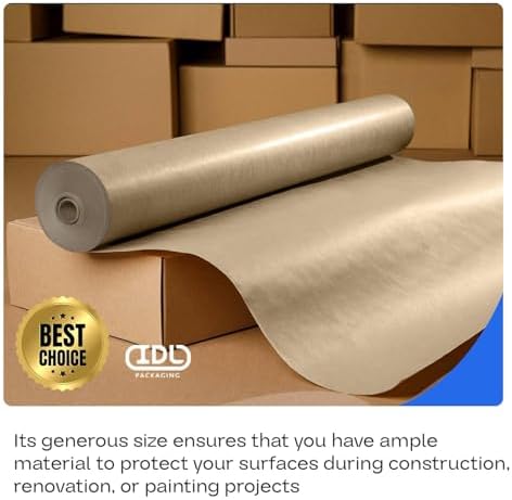 IDL Packaging Brown Rosin Masking Paper 24" x 1992", Surface Protection - Image 7