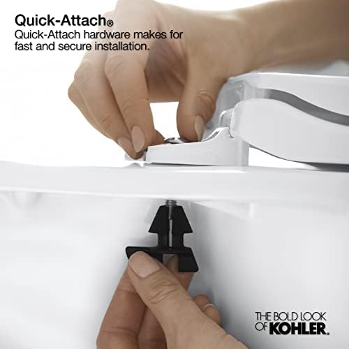 KOHLER K-4639-47 Cachet Round, Grip-Tight Bumpers, Quiet-Close, Quick-Attach - Image 6