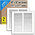 Fits 10x10 Duct Opening | Steel Return Air Grille by Handua | Vent Cover Grill by Handua