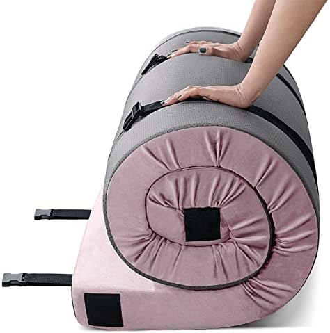 KingChii CertiPUR-US Memory Foam Camping Mattress, Portable Roll Up Travel Car - Image 7