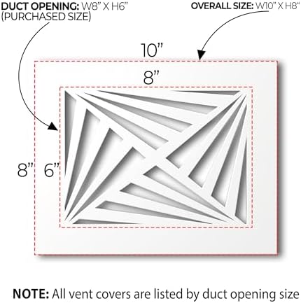 SABA Home Decor White Air Vent Cover - Image 2