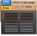 Fits 10x6 Duct Opening | Steel Return Air Grille by Handua | Vent Cover Grill by Handua