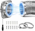 Upgrade Magnetic Dryer Vent Connector Kit, Quick Connection and Disconnection by AURYAO