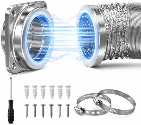 Upgrade Magnetic Dryer Vent Connector Kit, Quick Connection and Disconnection by AURYAO