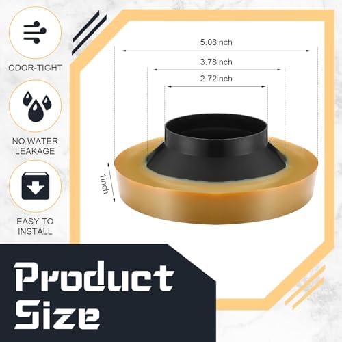 120 Pcs 8 Set Toilet Wax Ring Kit - Image 2