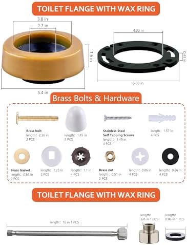 Extra Thick Toilet Wax Ring Replacement Kit - Image 3