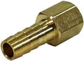 3/8" Brass Hose Barb Rigid Female Adapter by Unknown