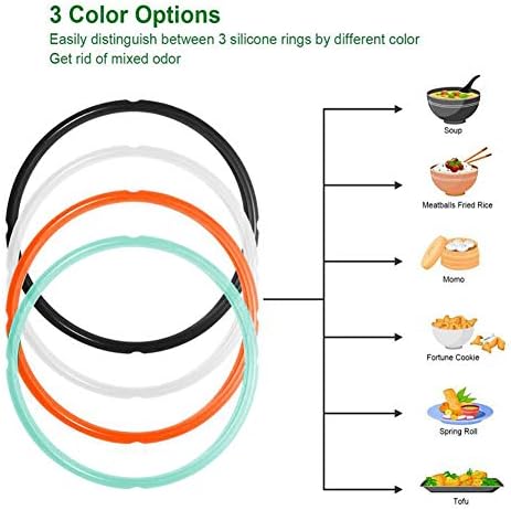 STYDDI 4-Pack Sealing Ring for Instant Pot 6 Quart, Food-grade Silicone - Image 6