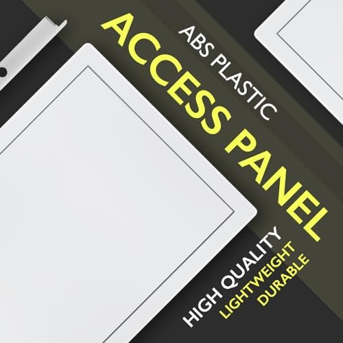 12x16 Access Panel for Drywall and Ceiling – White ABS Plastic Door Panel - Image 3