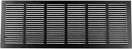 HVAC Premium 30'' x 10'' Flat Stamped Steel Return Air Grille by HVACPremium