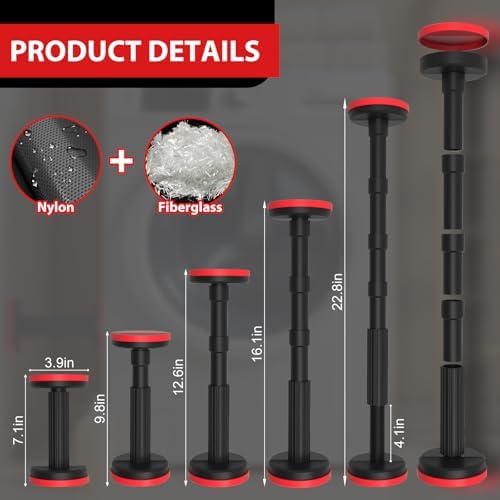 Adjustable Shelf Support Pole for Undermount Sink Cabinet Shelf 7.1-22.8in - Image 3