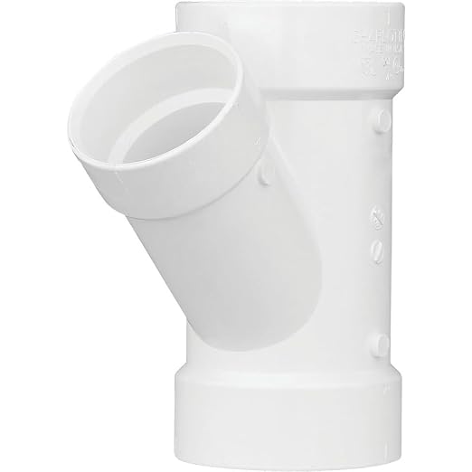 Charlotte Pipe 3 In. x 2 In. Schedule 30 DWV Reducing PVC Wye by Charlotte+Pipe