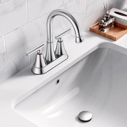 Bathroom Sink Drain with Overflow with Hair Catcher Anti-Clog Sink Strainer - Image 7