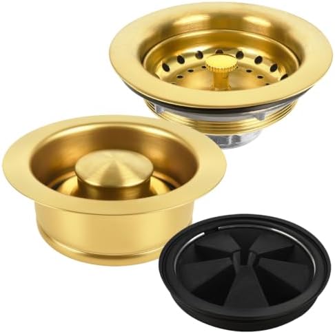 Garbage Disposal Flange Stopper Plug, Kitchen Sink Drain Strainer Assembly by Funnytek